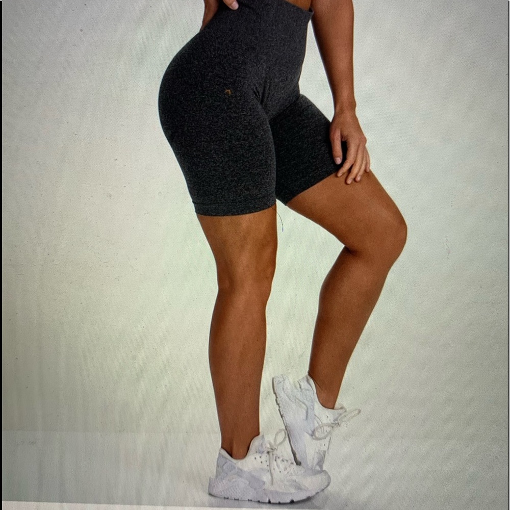 NVGTN Black Speckled Biker Shorts